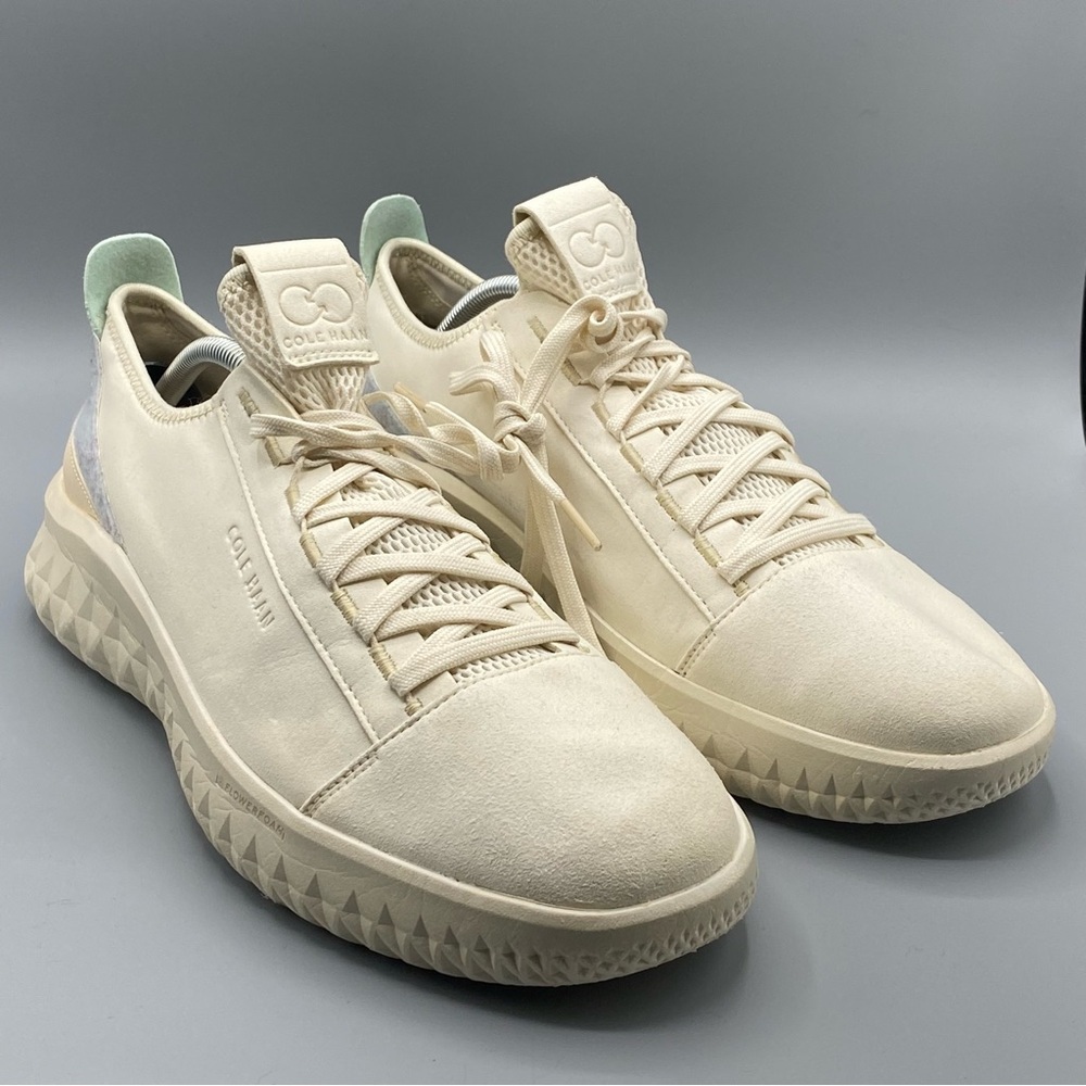 Cole Haan Men's Generation ZeroGrand II Birch White Sneakers​